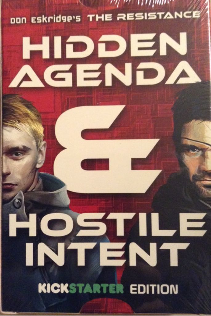 The Resistance: Hidden Agenda & Hostile Intent (KS Edition)  (5-10) board game collectible [Barcode 804551093791] - Main Image 2