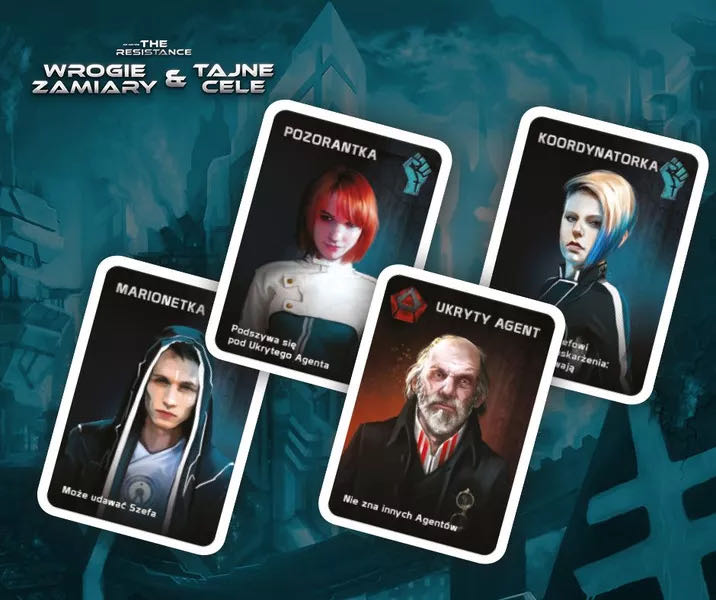 The Resistance: Hidden Agenda & Hostile Intent (KS Edition)  (5-10) board game collectible [Barcode 804551093791] - Main Image 4