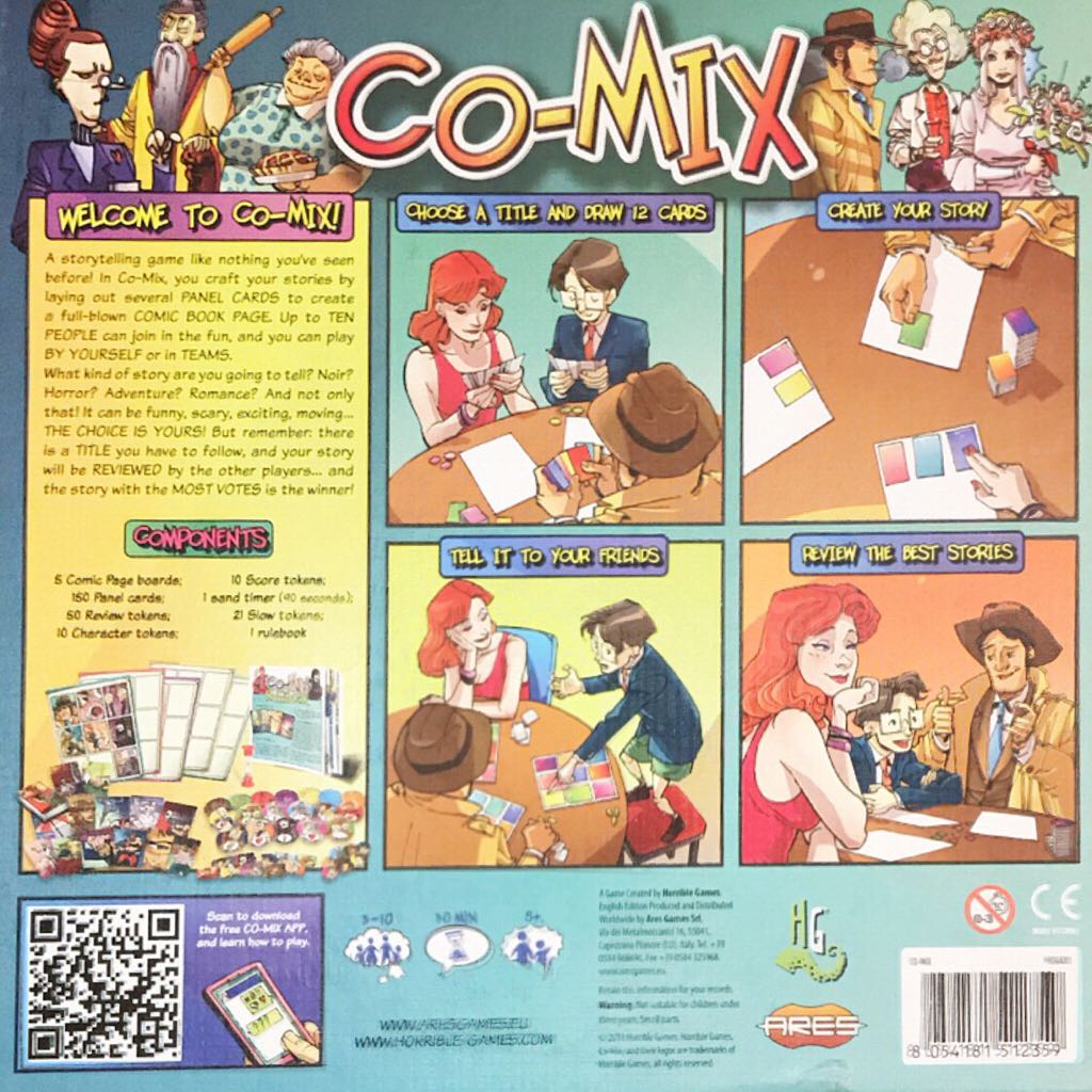 Co-Mix  (10) board game collectible [Barcode 8054181512359] - Main Image 2