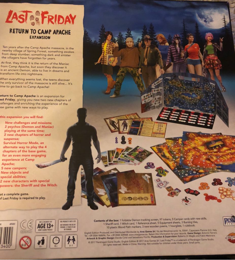 Last Friday: Return To Camp Apache  (3-7) board game collectible [Barcode 8054181513400] - Main Image 2