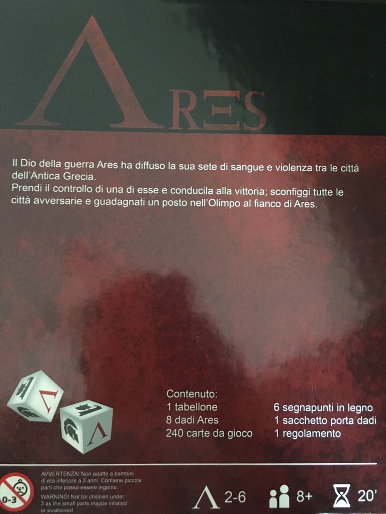 Ares  (2-6) board game collectible [Barcode 806149659624] - Main Image 2