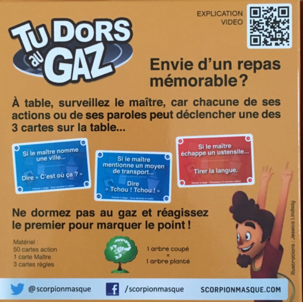 Tu dors au gaz  (4-10) board game collectible [Barcode 807658000419] - Main Image 2