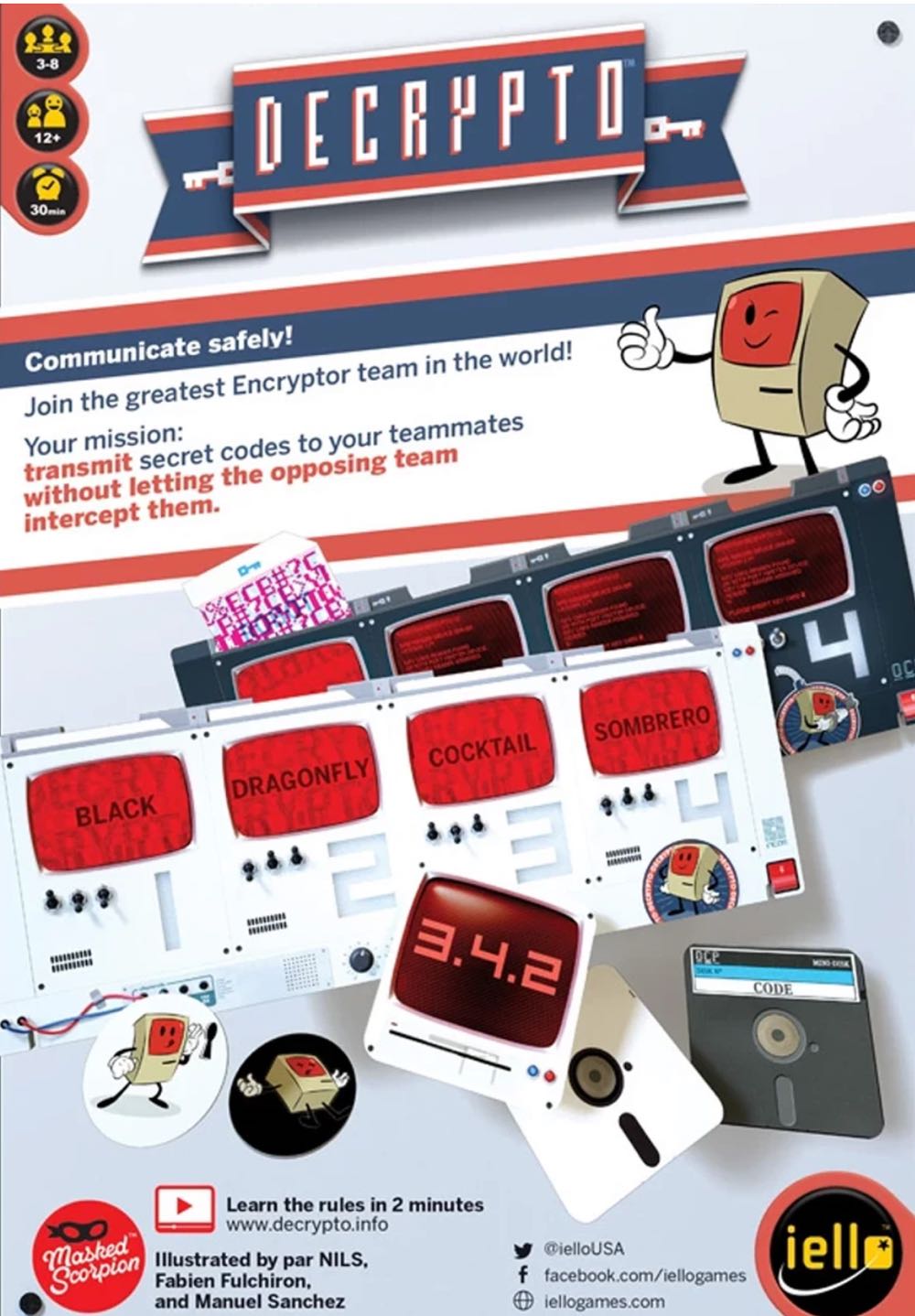 Decrypto   (8) board game collectible [Barcode 807658000723] - Main Image 2