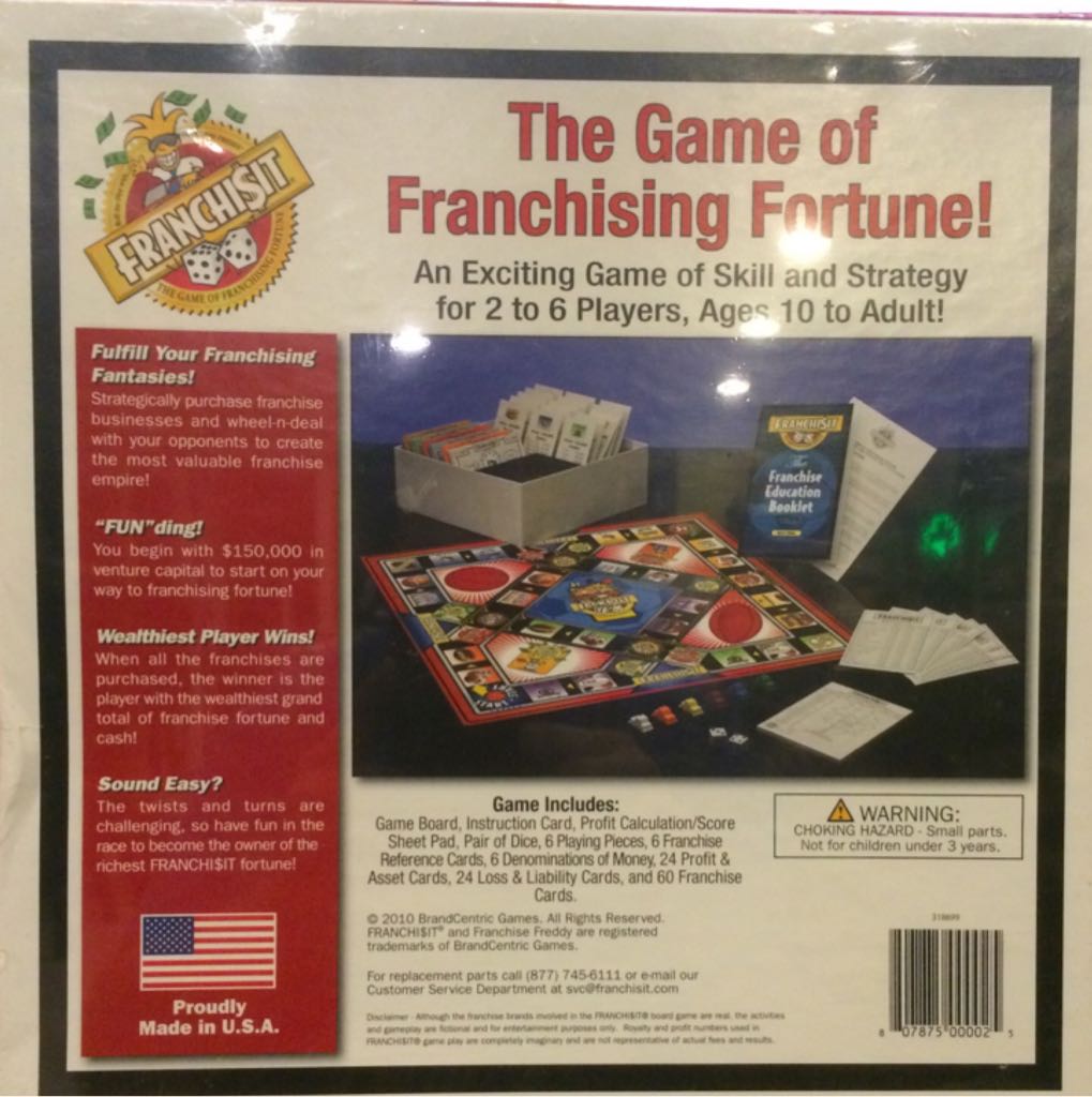 Franchisit Special Edition  (2-6) board game collectible [Barcode 807875000025] - Main Image 2