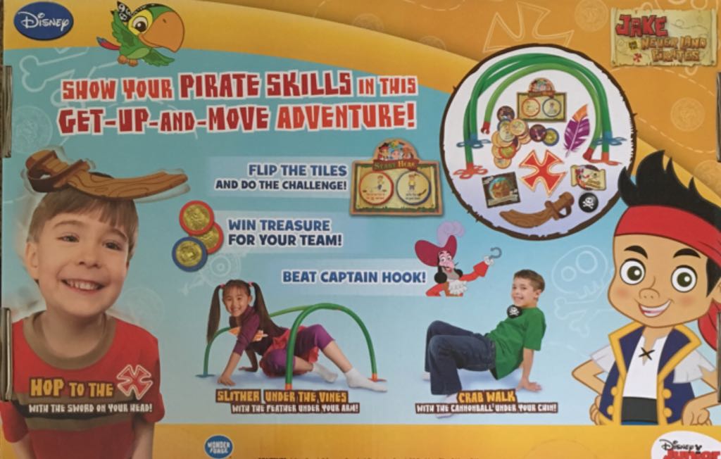 Never land Pirate Challenge  (1+) board game collectible [Barcode 810558011362] - Main Image 2
