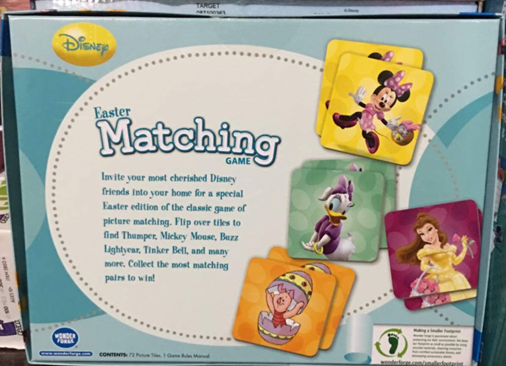 Disney Easter Matching Game  (1 Or  More) board game collectible [Barcode 810558011560] - Main Image 2
