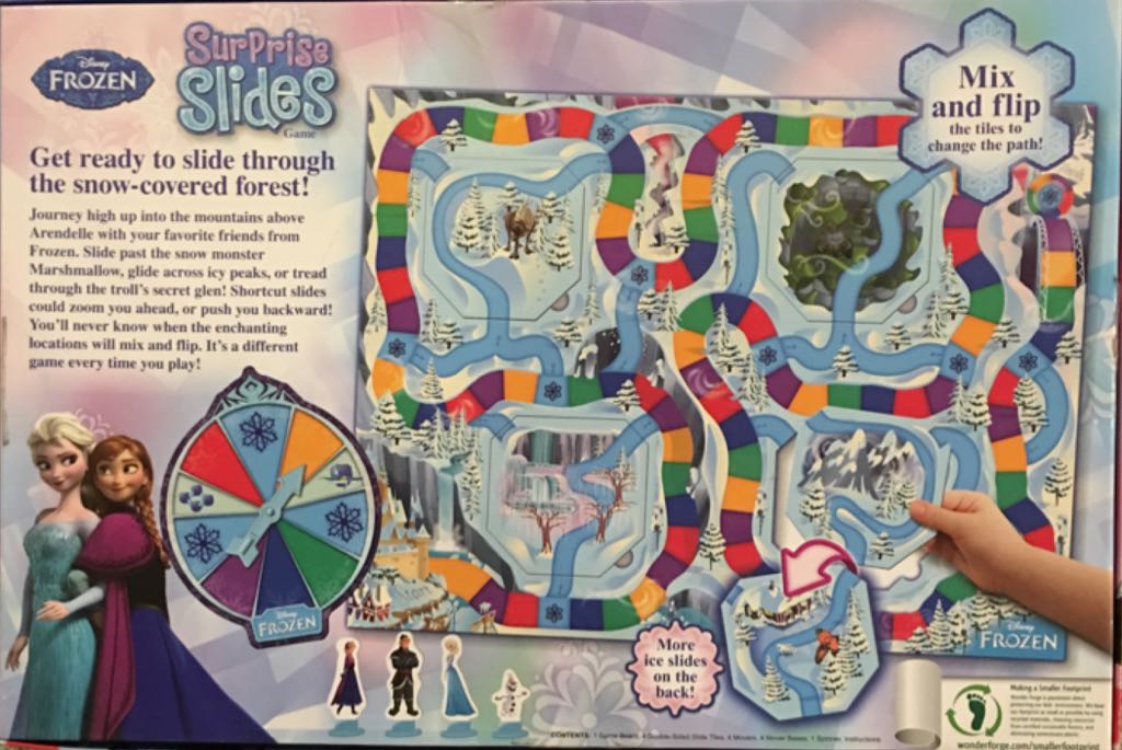 Disney Frozen : Surprise Slides  (2-4) board game collectible [Barcode 810558013045] - Main Image 2