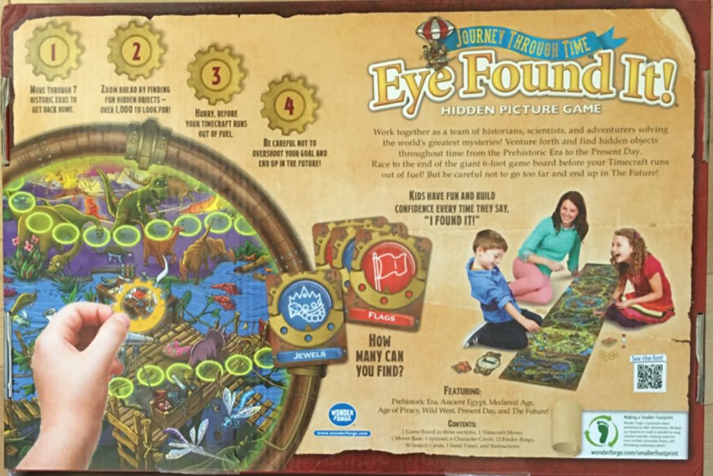 Eye Found It! Journey Through Time  (1-6) board game collectible [Barcode 810558013205] - Main Image 2