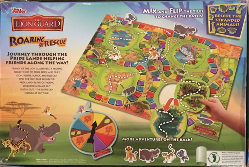 The Lion Guard : Roaring Rescue  (2-4) board game collectible [Barcode 810558014493] - Main Image 2