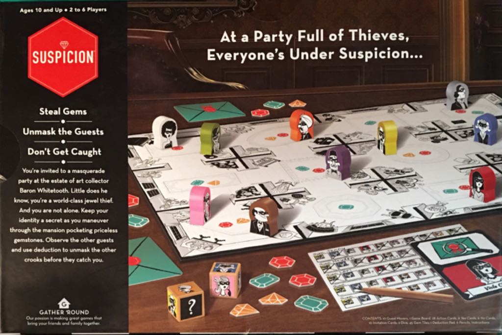 SUSPICION  (2-6) board game collectible [Barcode 810558015117] - Main Image 2