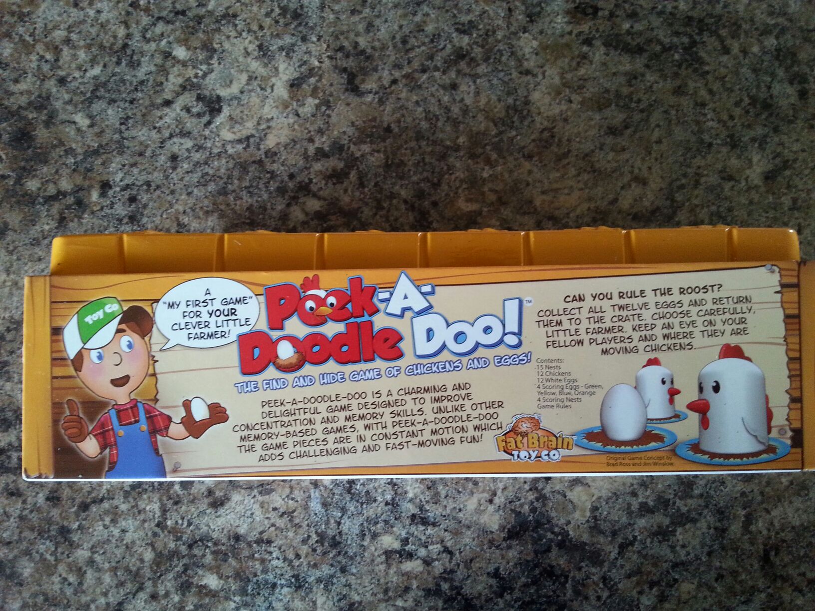 Peek-A-Doodle-Doo  (2-4) board game collectible [Barcode 811802020673] - Main Image 2