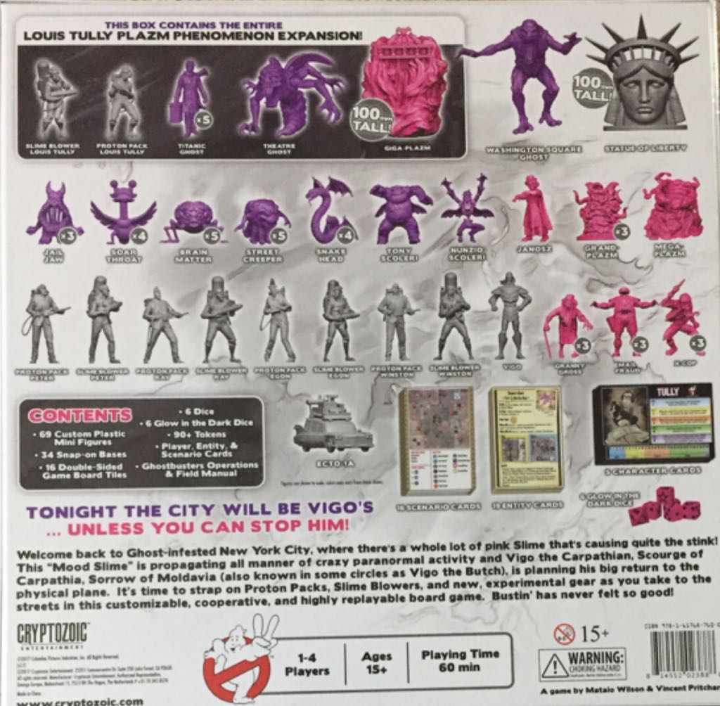 Ghostbusters: The Board Game II Deluxe Edition  (1-4) board game collectible [Barcode 814552023888] - Main Image 2