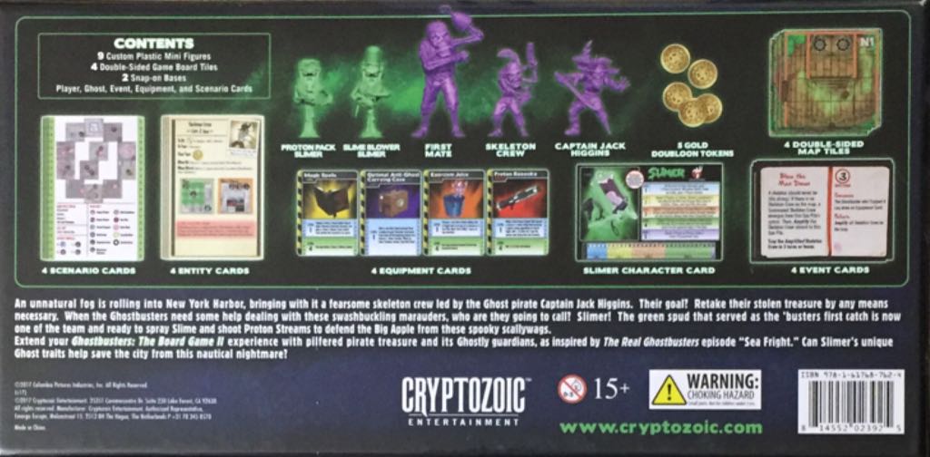 Ghostbusters: The Board Game II: Slimer Sea Fright Expansion Pack  board game collectible [Barcode 814552023925] - Main Image 2