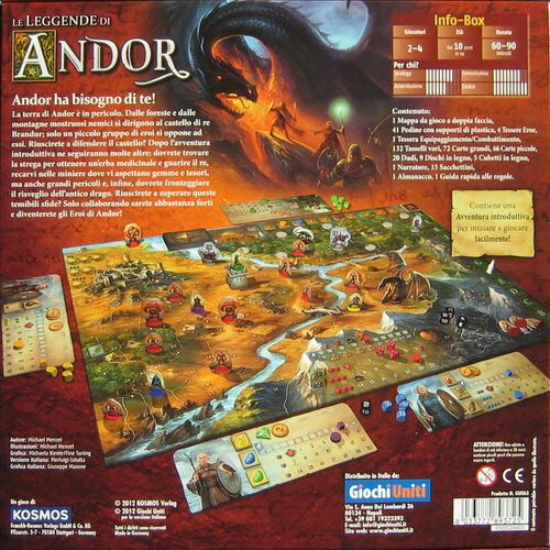 Legends Of Andor  (2-4) board game collectible [Barcode 814743011700] - Main Image 2