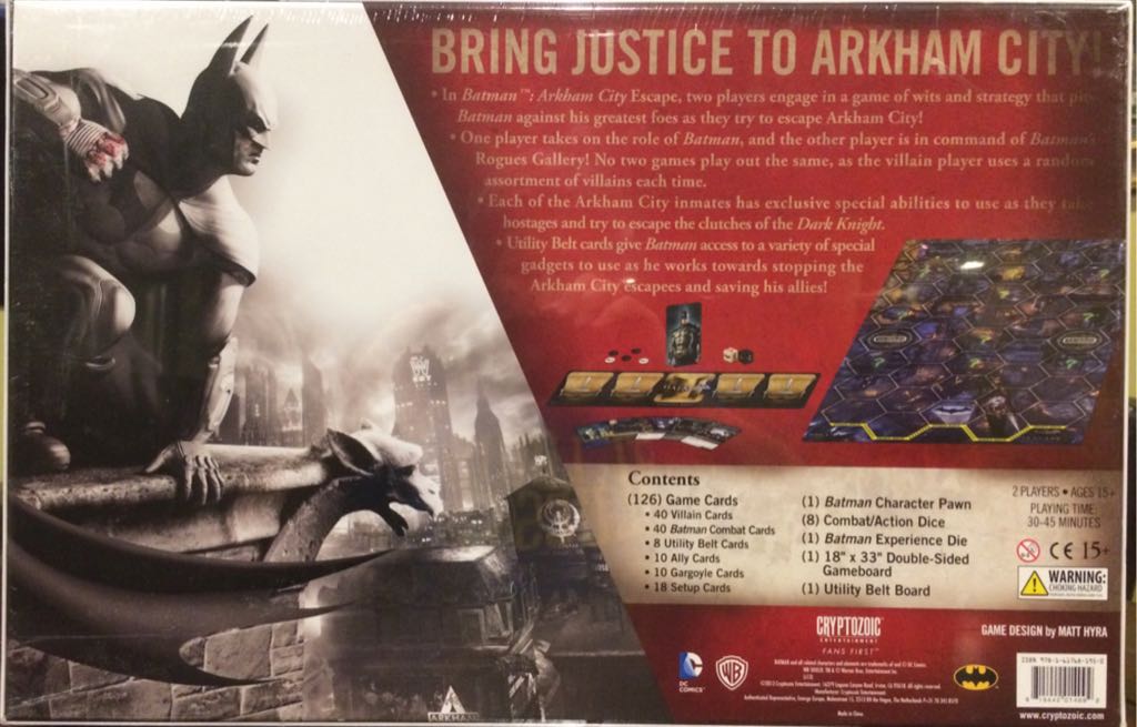 Batman : Arkham City Escape  (2) board game collectible [Barcode 815442014092] - Main Image 2