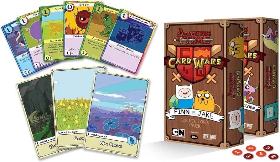 Adventure Time Card Wars: Finn Vs. Jake  (2) board game collectible [Barcode 815442015587] - Main Image 3