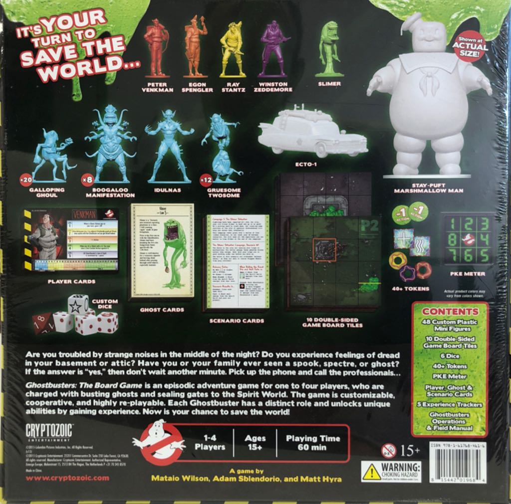 Ghostbusters: The Board Game  (1-4) board game collectible [Barcode 815442019684] - Main Image 2