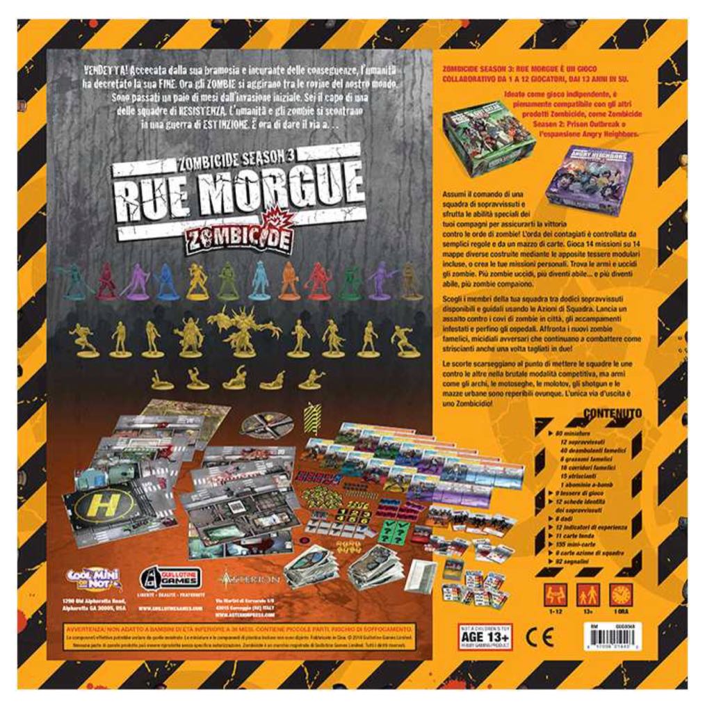 Rue Morgue  (1-12) board game collectible [Barcode 817009014330] - Main Image 2