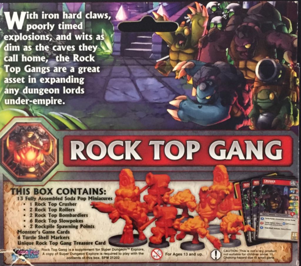 Super Dungeon Explore: Rock Top Gang  board game collectible [Barcode 8170090143856] - Main Image 2