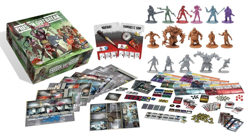 Zombicide: Prison Outbreak  (1,2,3,4,5,6) board game collectible [Barcode 817009015610] - Main Image 3
