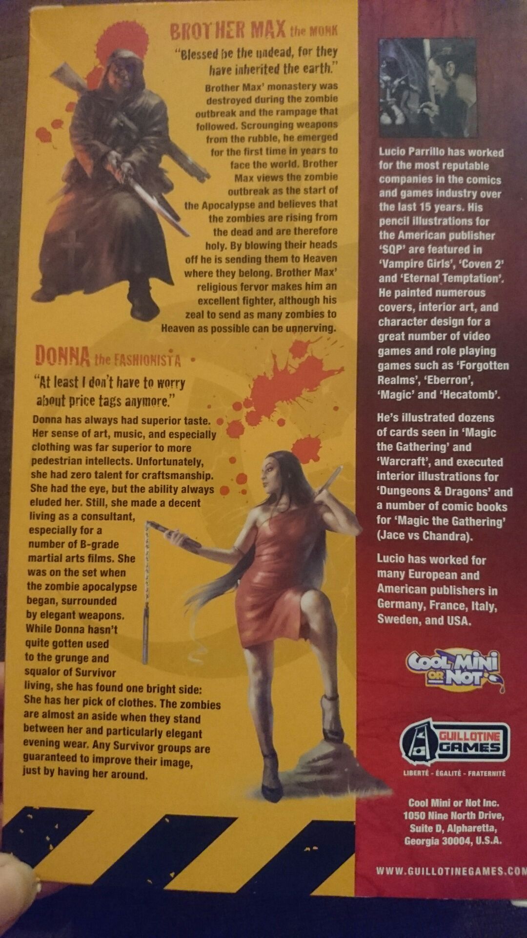 Special Guest Lucio Parrillo  (2) board game collectible [Barcode 817009018369] - Main Image 2