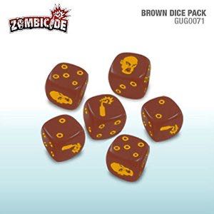 Zombicide Brown Dice   board game collectible [Barcode 817009018437] - Main Image 1