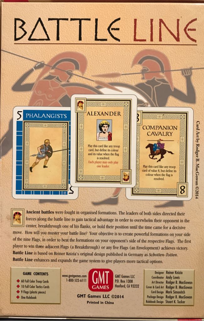 Battle Line  (2) board game collectible [Barcode 817054010226] - Main Image 2