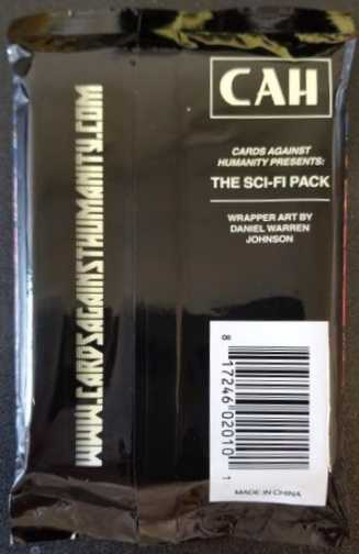 Cards Against Humanity: Sci-fi Pack  (4+) board game collectible [Barcode 817246020101] - Main Image 2