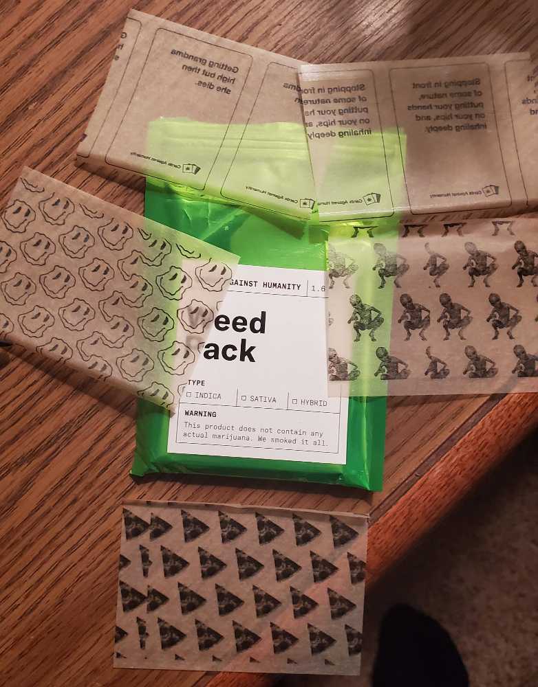 Cards Against Humanity: Weed Pack  (4+) board game collectible [Barcode 817246020187] - Main Image 3