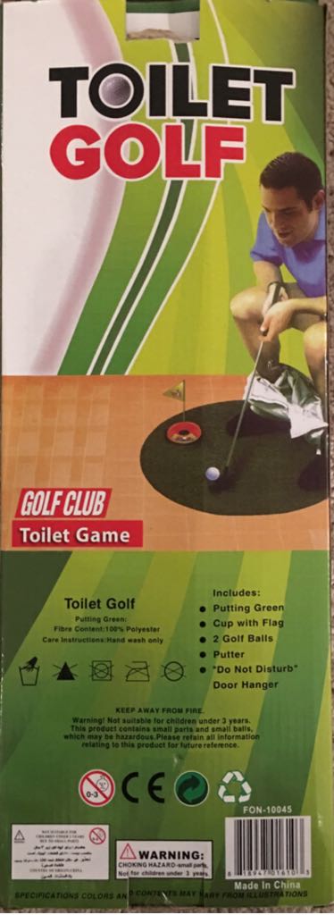 Toilet Golf  board game collectible [Barcode 818947016103] - Main Image 2