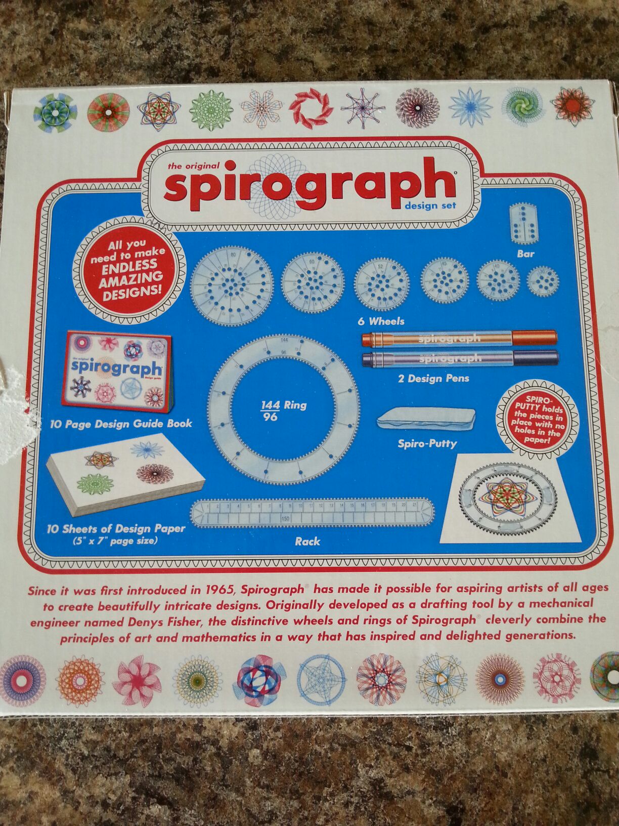 Spirograph (7 sets)  board game collectible [Barcode 819441010062] - Main Image 2
