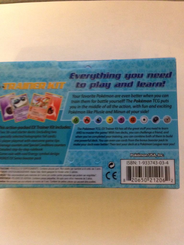 Pokemon Trainer Kit  board game collectible [Barcode 820650212062] - Main Image 2