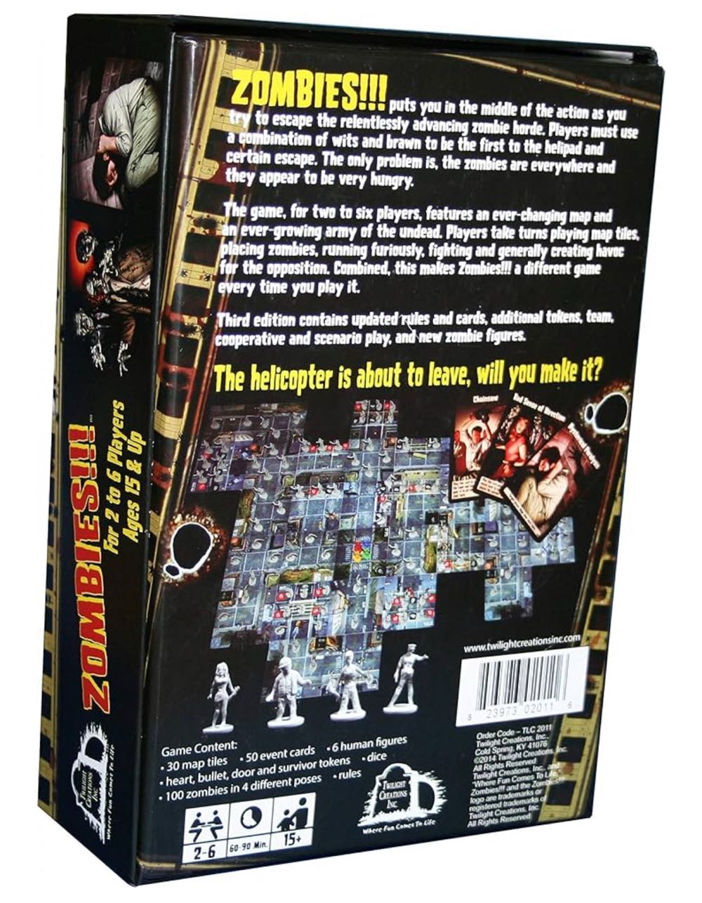 ZOMBIES!!!® 1: Third Edition  (2-6) board game collectible [Barcode 823973020116] - Main Image 3
