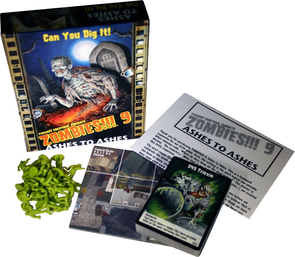 ZOMBIES!!!® 9: Ashes To Ashes  (2-6) board game collectible [Barcode 823973020192] - Main Image 2