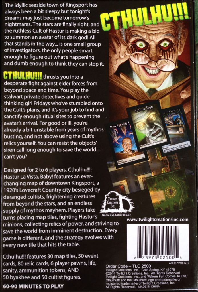 Cthulhu!!!  (2 to 6) board game collectible [Barcode 823973025005] - Main Image 2
