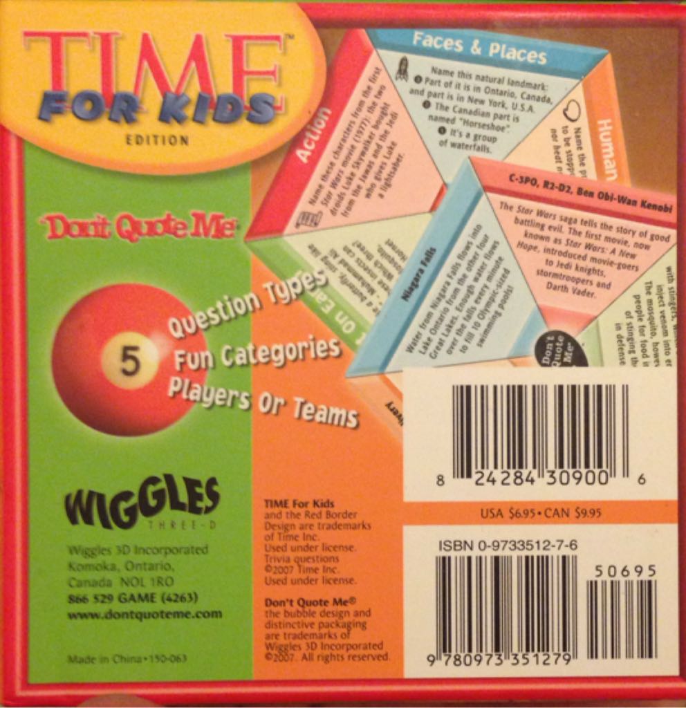 Don’t Quote Me  (2-4) board game collectible [Barcode 824284309006] - Main Image 2