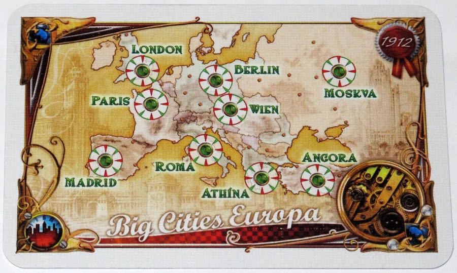 Ticket To Ride: Europe 1912  (2-5) board game collectible [Barcode 824968117712] - Main Image 4