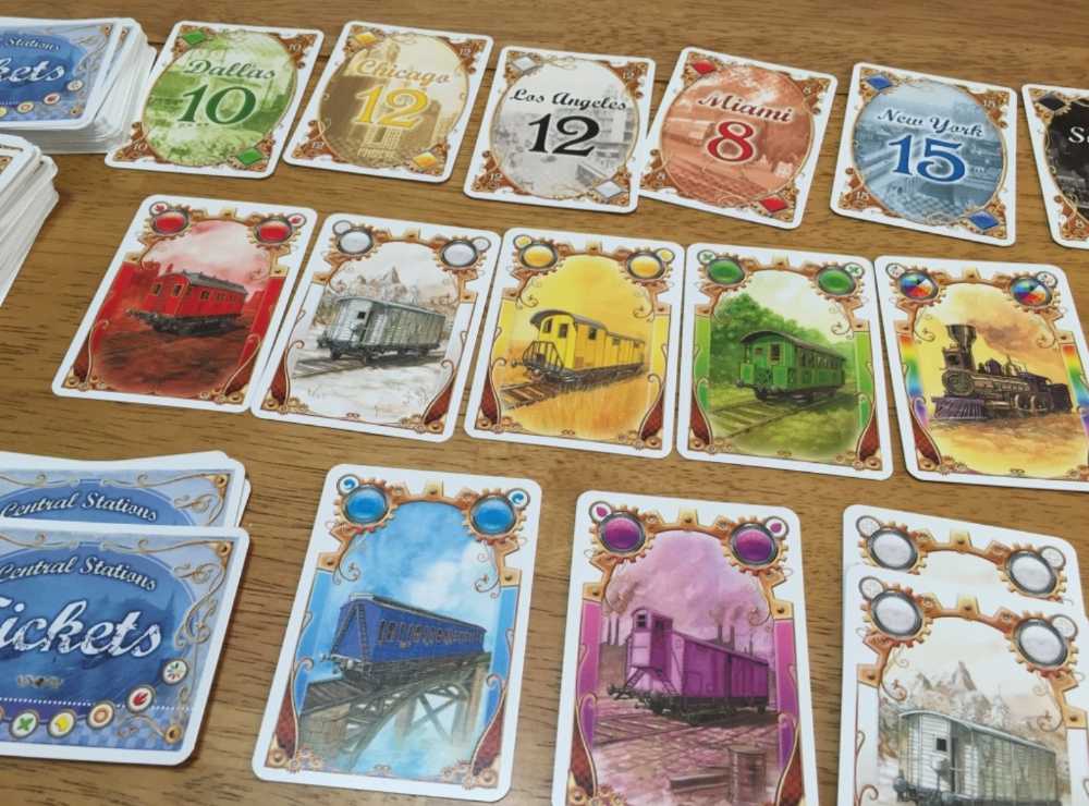 Ticket to Ride: The Card Game  (2-4) board game collectible [Barcode 824968217795] - Main Image 4