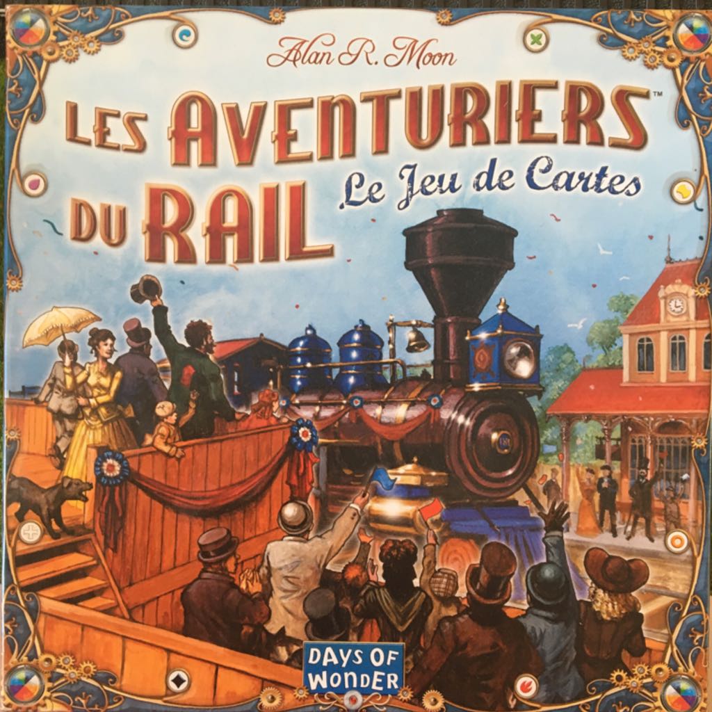Les Aventuriers du Rail Le Jeu de Cartes  board game collectible [Barcode 824968217894] - Main Image 1