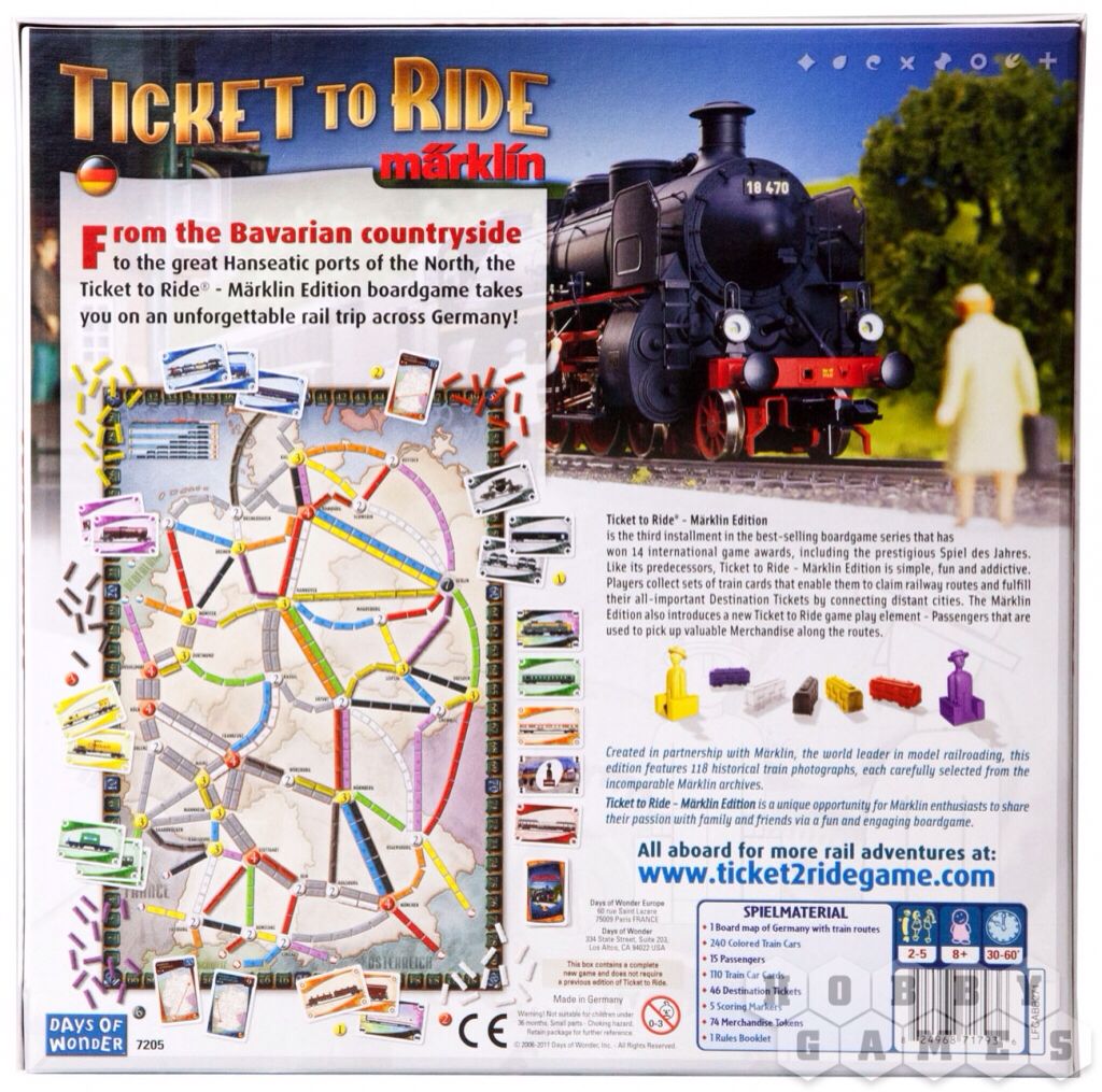 Ticket To Ride: Marklin  (2-5) board game collectible [Barcode 824968717936] - Main Image 2