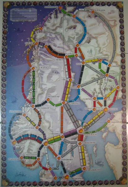 Ticket to Ride: Nordic Countries  (2-3) board game collectible [Barcode 824968717981] - Main Image 3