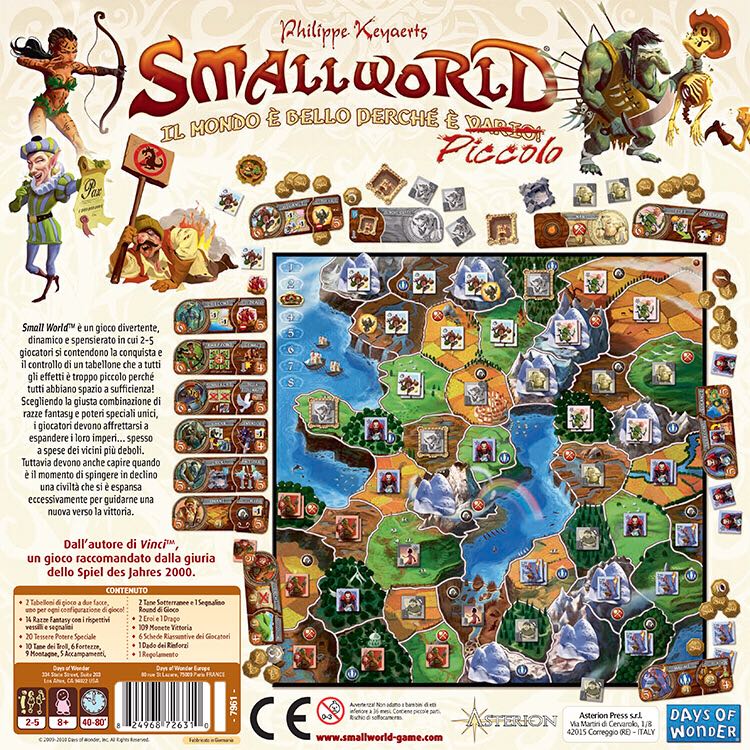 SmallWorld  (2,3,4,5) board game collectible [Barcode 824968726815] - Main Image 2