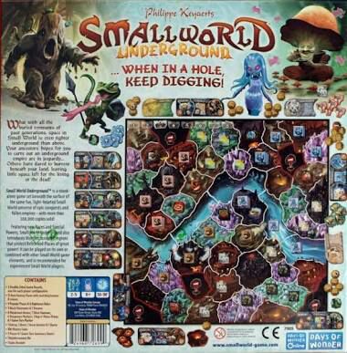 SmallWorld Underground  (2-5) board game collectible [Barcode 824968726990] - Main Image 2