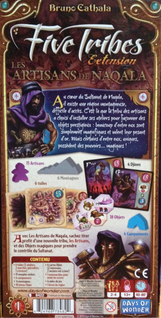 Les Artisans De Naqala   (2-4) board game collectible [Barcode 824968784822] - Main Image 2