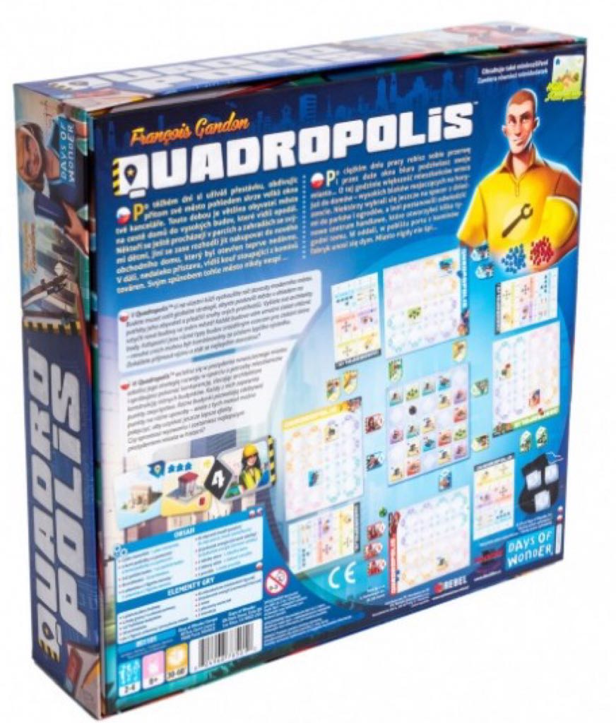 Quadro Polis  (2-4) board game collectible [Barcode 824968785911] - Main Image 2