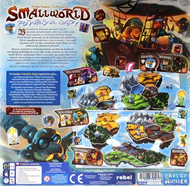 Small world: Sky islands  (3-6) board game collectible [Barcode 824968790250] - Main Image 2