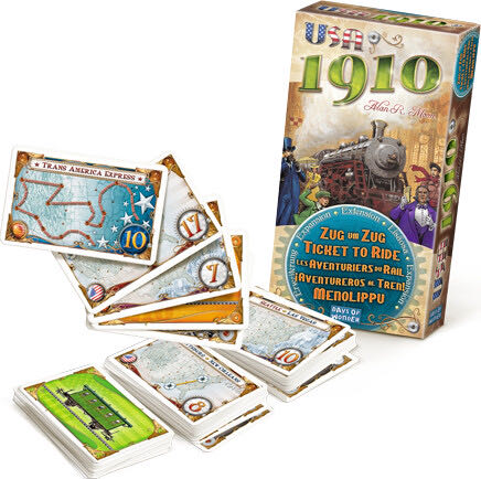 Ticket To Ride: USA 1910 Expansion  (2-5) board game collectible [Barcode 824968817711] - Main Image 3