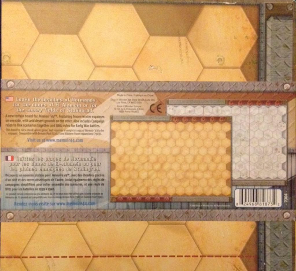Memoir 44: Winter/desert Map  board game collectible [Barcode 824968818732] - Main Image 2