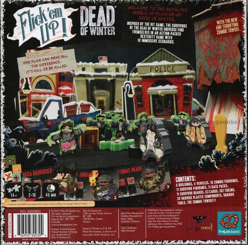 Flick’em Up! Dead Of Winter  (2-10) board game collectible [Barcode 826956300304] - Main Image 2