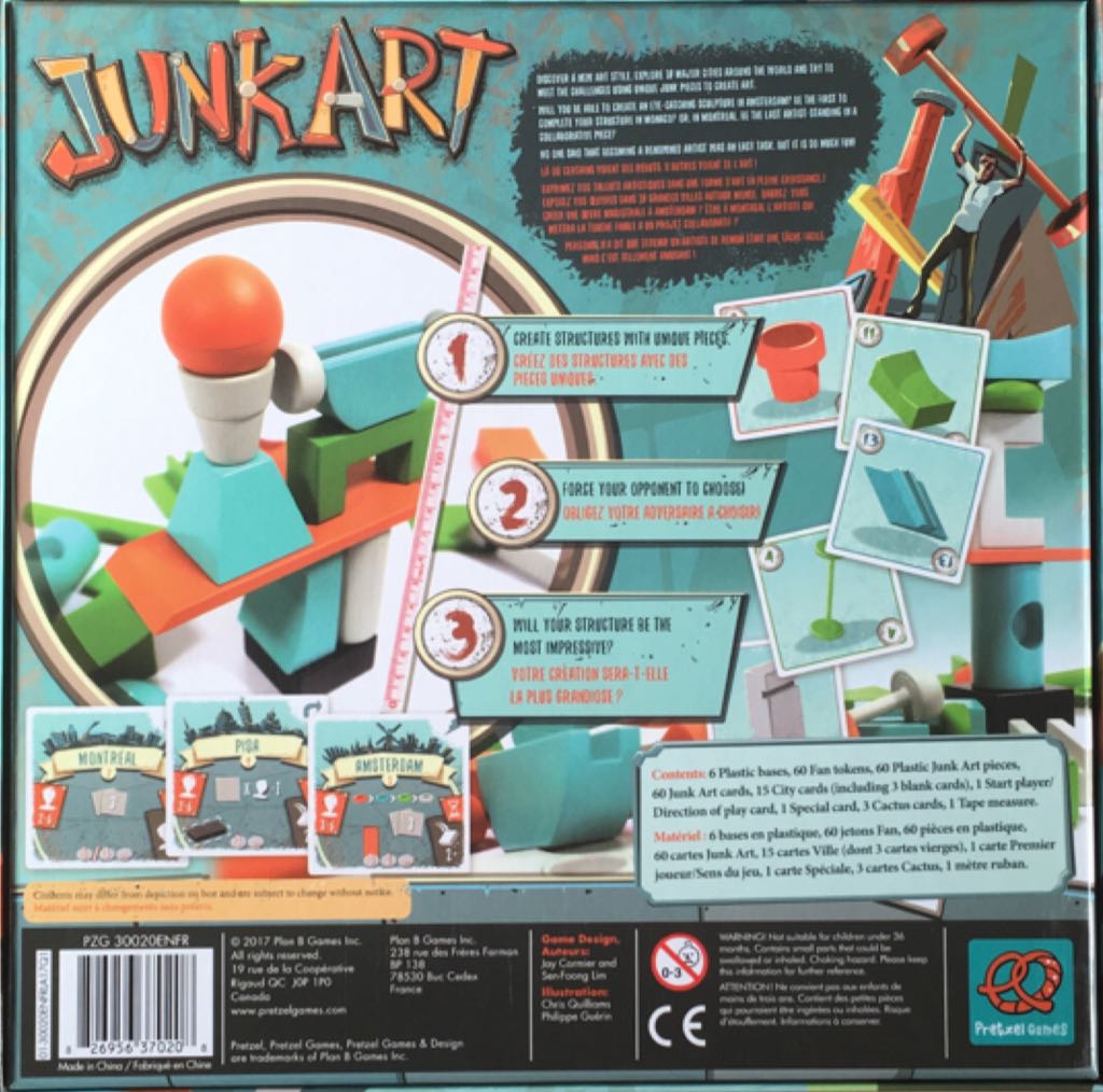 Junk Art   (2-6) board game collectible [Barcode 826956370208] - Main Image 2
